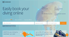 Desktop Screenshot of divebooker.com